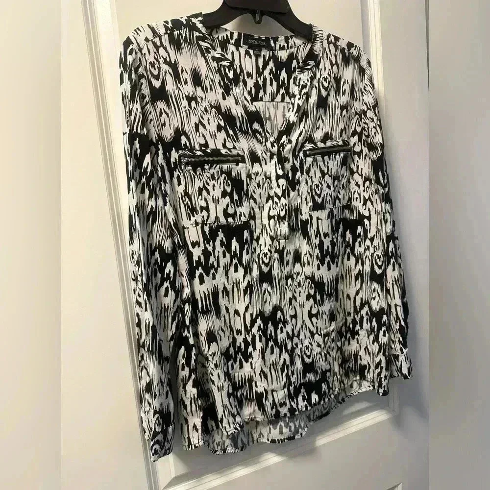 Medium Top from NOTATIONS Chic Business Casual Top - Picture 8 of 16